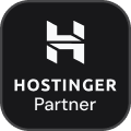 Hostinger合作伙伴徽章